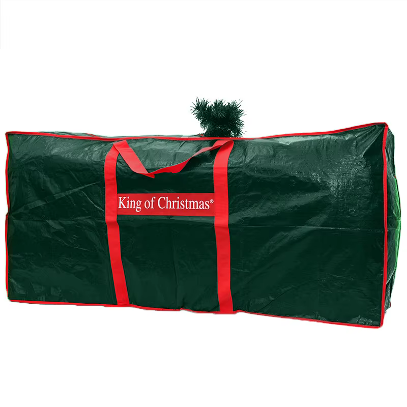 Sac de rangement pour arbre de noël, arbres de noël artificiels avec poignées renforcées durables, d