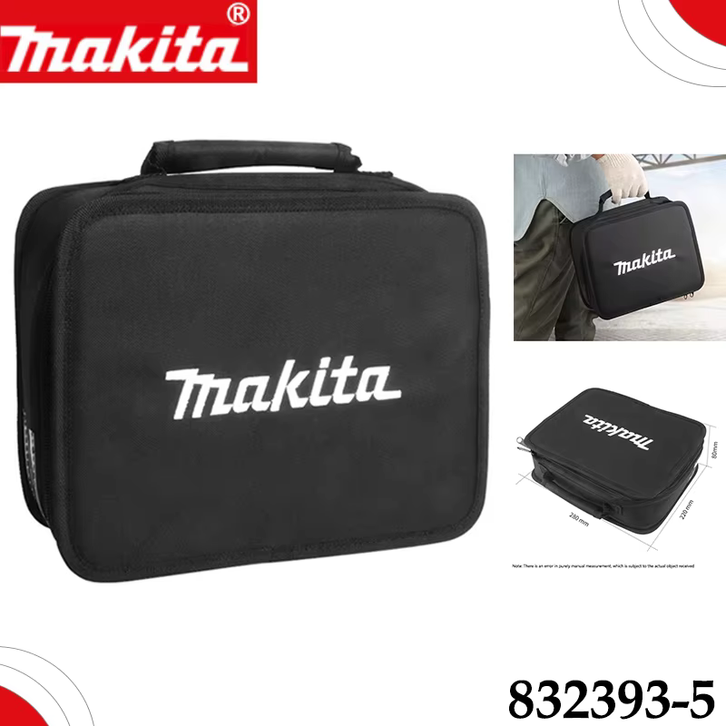 Sac à outils souple Makita 832393-5, étui de transport compact à fermeture éclair avec poignée