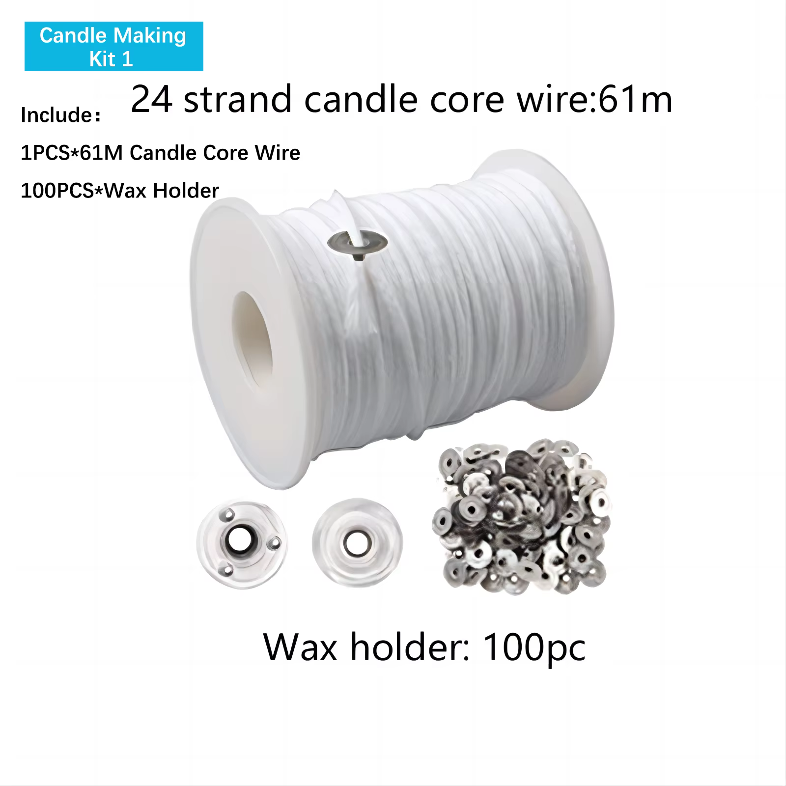 Kit d'outils exécutifs pour bougies à faire soi-même, comprend un pot verseur, un matériau de fusion