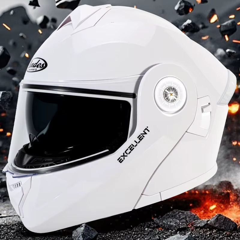 Casque de moto pour femmes, protection solaire estivale et respirant, demi-casque quatre saisons, po