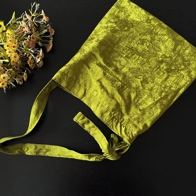 Sac à Bandoulière Jacquard Vintage pour Femme, Design de Luxe, Sous les Bras, Grande Capacité, Shopp