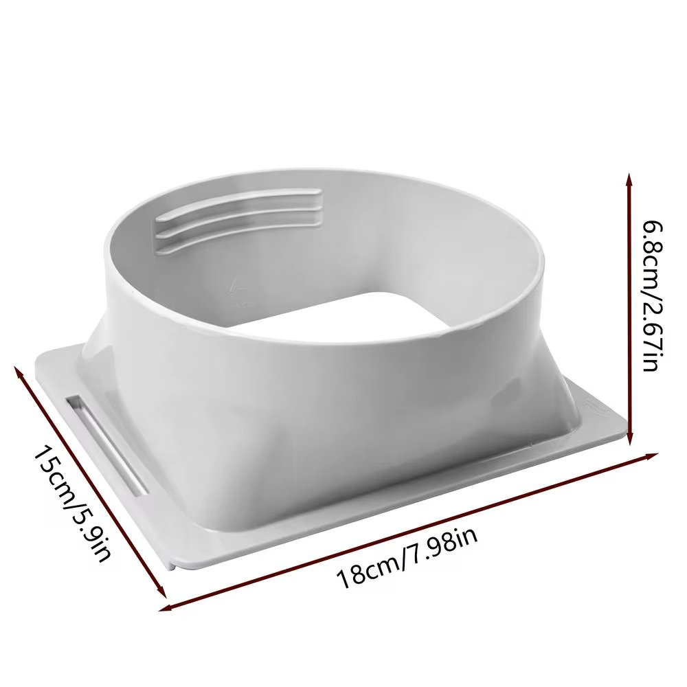 Adaptateur de tuyau d'évacuation pour climatiseur, conduites de climatisation amovibles, kit de fenê