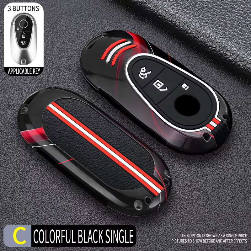 Étui de modification de clé de voiture adapté aux Mercedes-Benz Classe S, Classe C, C260L, S400L, S4