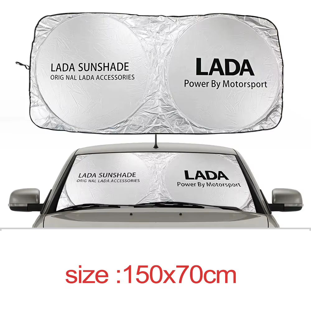 Couverture de pare-soleil de voiture pour Lada LARGUS NIVA Xray, pare-brise de véhicule, rayons UV d