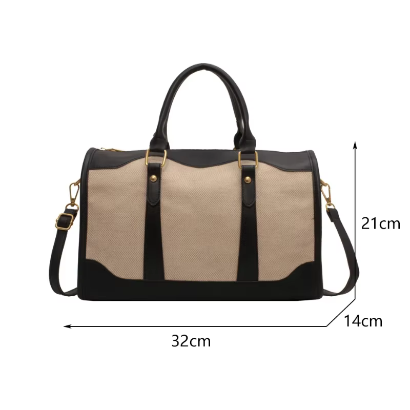 Sac à main de rangement de voyage pour femmes, sac de bagages de Fitness Vintage, sac à bandoulière 