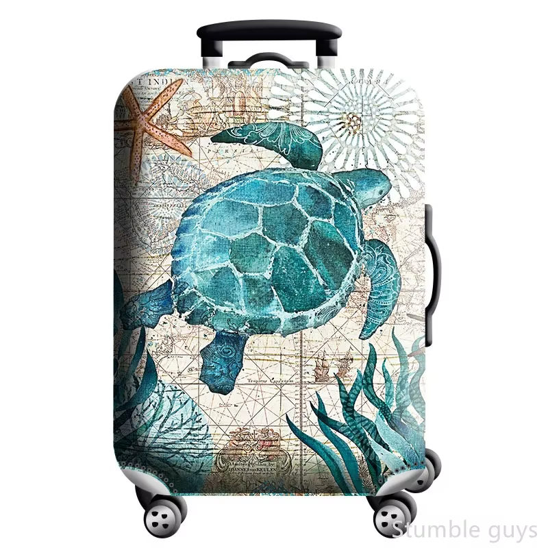 Housse de valise élastique anti-rayures, protection contre la poussière, durable, lavable, utile pou