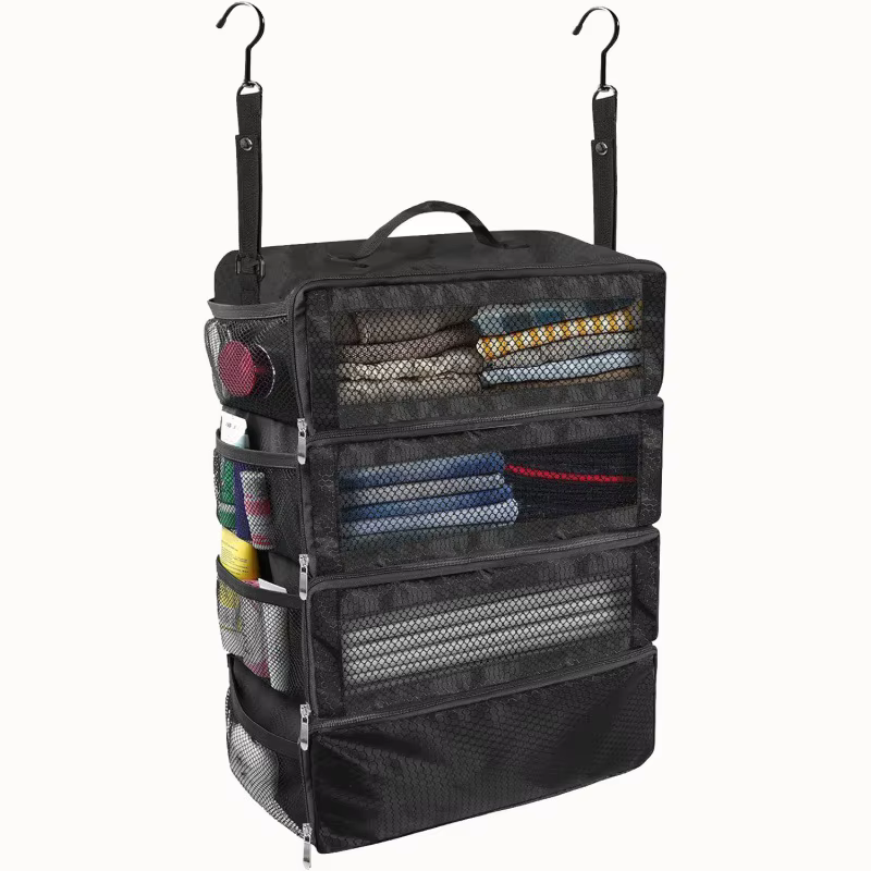 Organisateur de valise grande capacité, organisateur de bagages de voyage, étagère suspendue, cube d