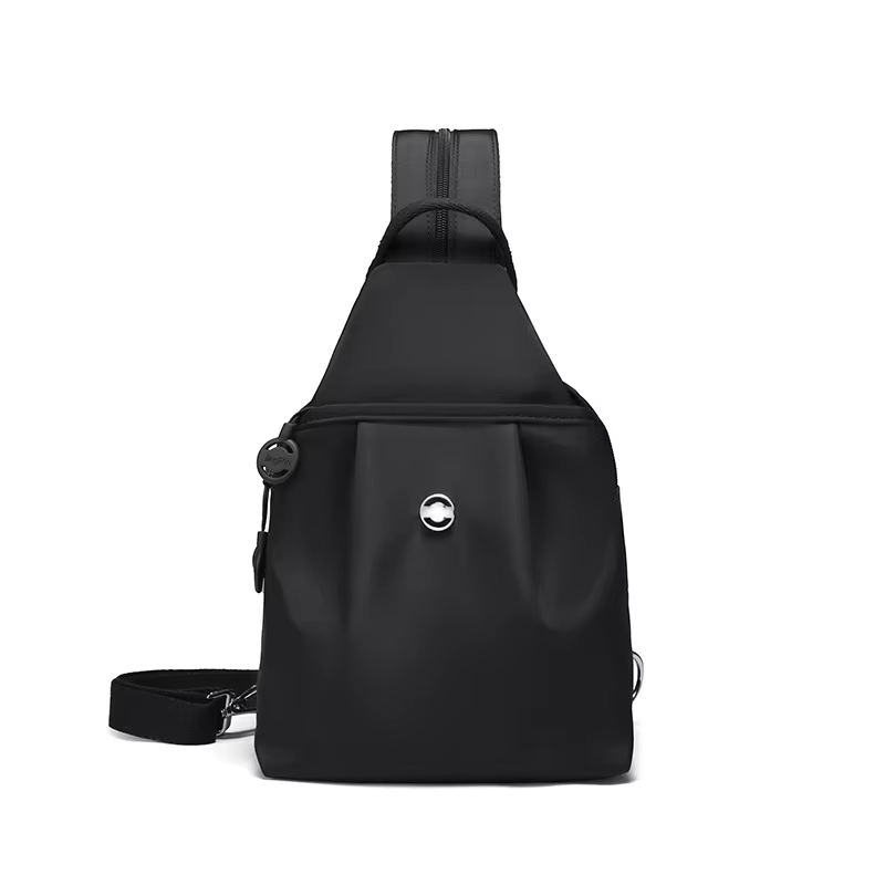 Petit sac à dos décontracté pour hommes et femmes, avec plusieurs compartiments, sac de poitrine à b