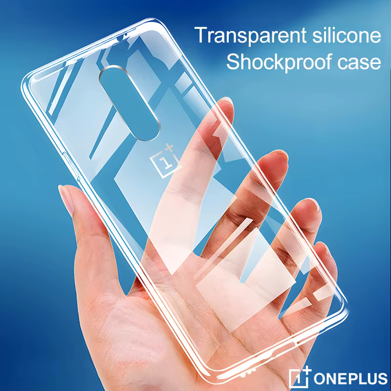 Coque de téléphone transparente de luxe, étui en Silicone souple Simple pour OnePlus 6 6T 7 7T 8 8T 