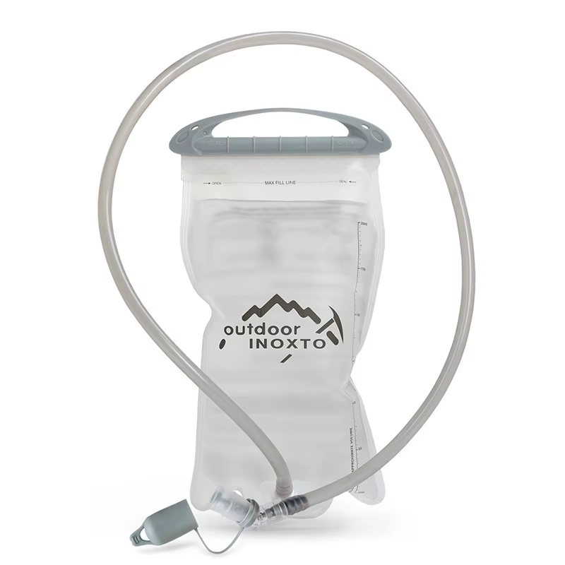 Camping et randonnée PEVA sac d'eau Portable vessie d'eau sac à dos d'eau sac de bouteille 1,5L 2L