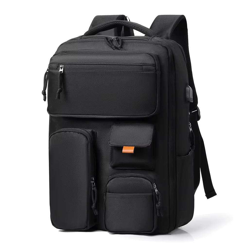 Sac à dos de voyage unisexe multi-poches pour hommes et femmes, sacs à dos de grande capacité pour c