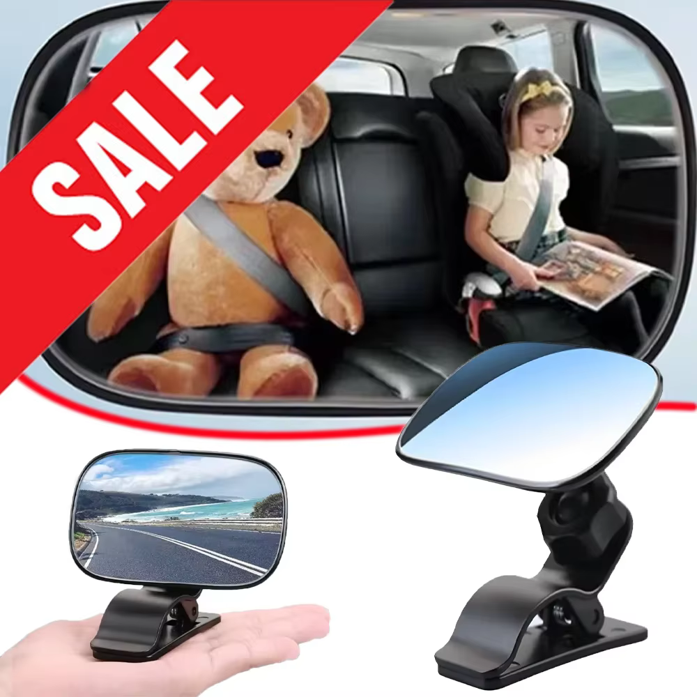 Miroir de surveillance pour bébé et enfant à l'arrière de la voiture, multifonctionnel, rotation à 3