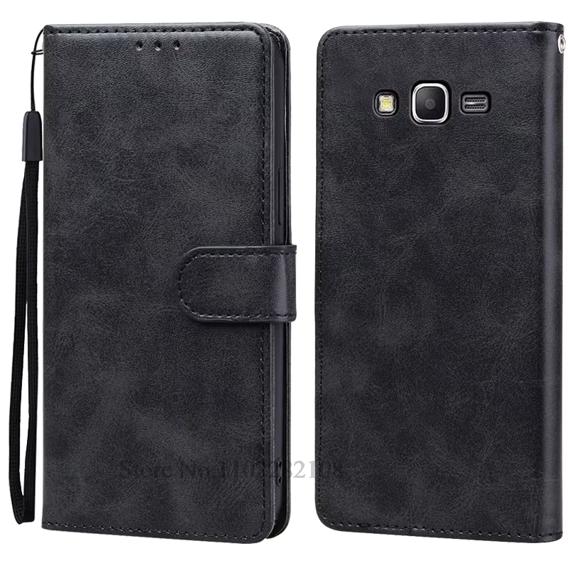 Étui portefeuille à rabat en cuir pour Samsung Galaxy Grand Prime, housse pour modèles G530, G530H, 