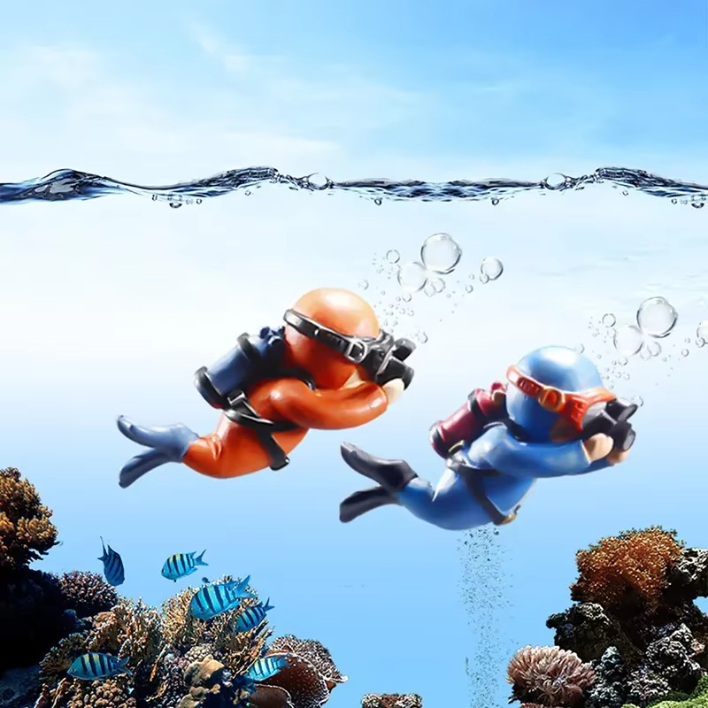 Décorations populaires pour aquariums, accessoires de décoration de paysage pour aquariums, cadeaux 