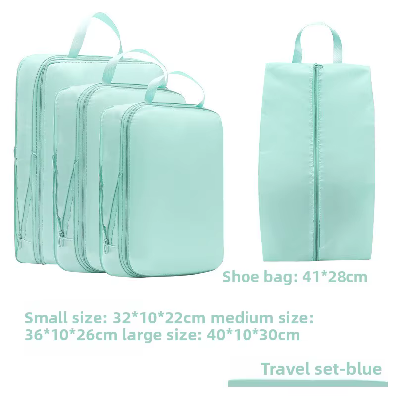 Sac de Cubes d'emballage à Compression de voyage, valise Portable, organisateurs de vêtements, étuis