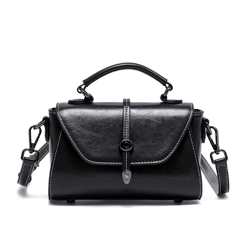 Sacs à bandoulière en cuir de vache souple et Durable pour femmes, sacs à main de luxe tendance, rét