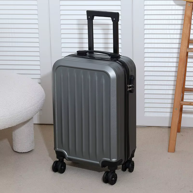Valise rigide légère de 20 pouces, grande capacité, élégante, couleur unie, boîtier de chariot Durab