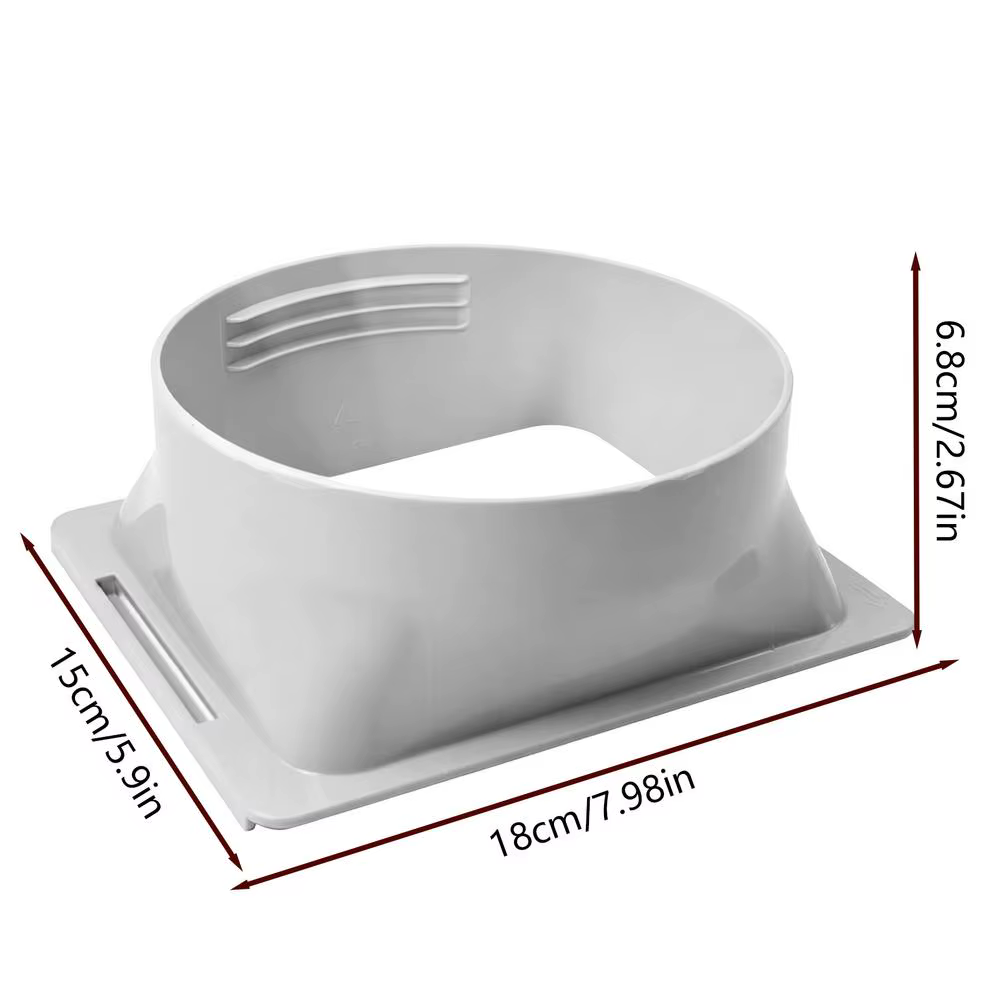Adaptateur de tuyau d'évacuation pour climatiseur, conduites de climatisation amovibles, kit de fixa
