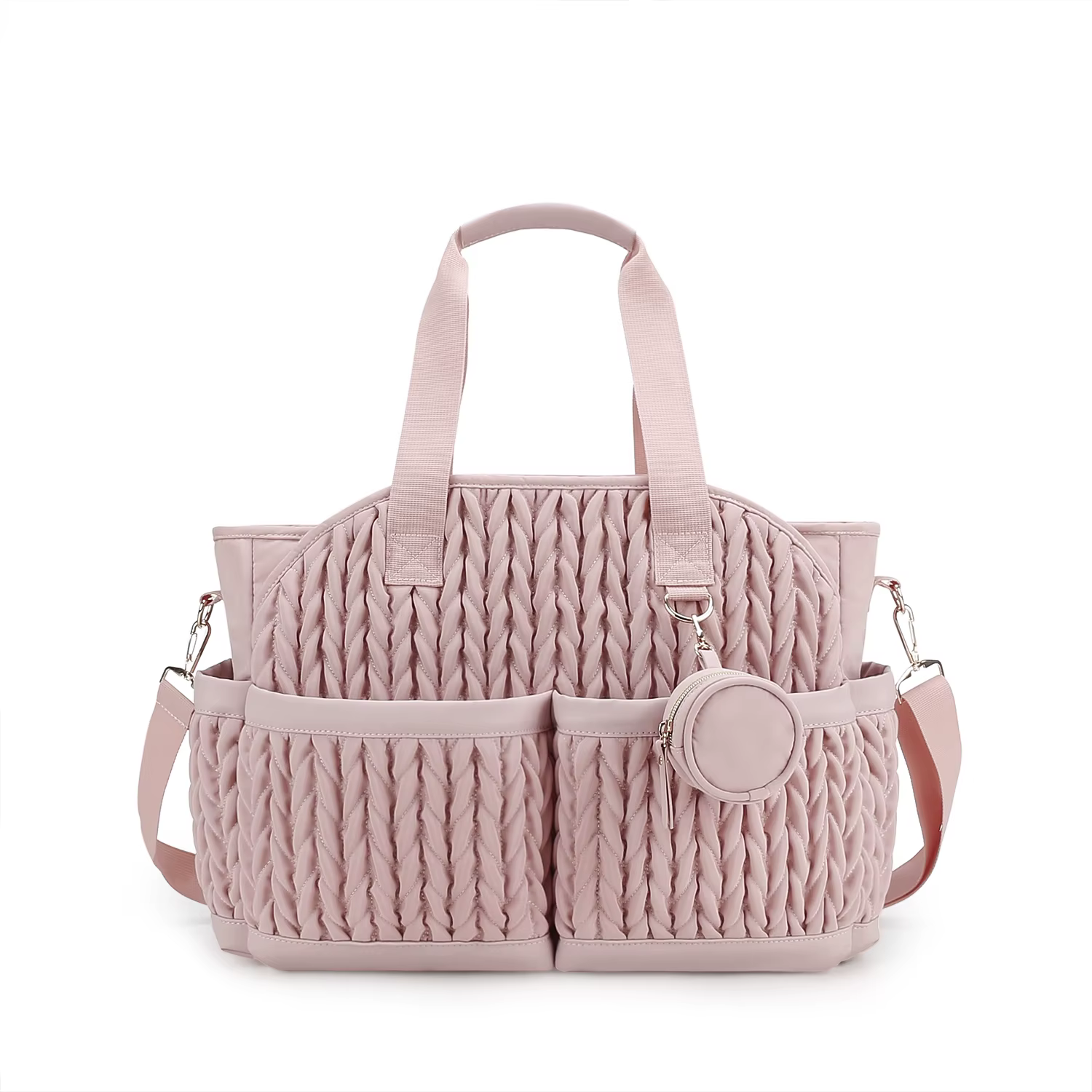 Nouveau sac de maman matelassé une épaule sac de rangement à main tissu imperméable isolation pour m