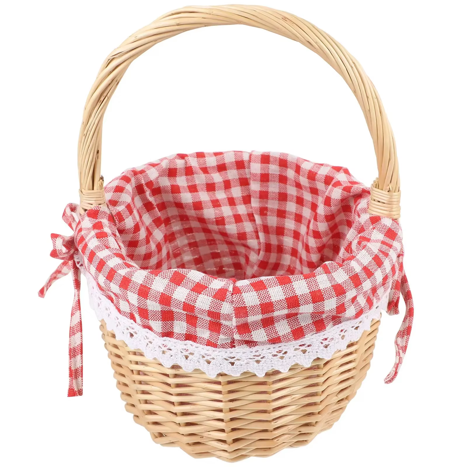 Zerodeko petit chaperon rouge panier tissé à la main sac de pique-nique panier cadeau panier de rang
