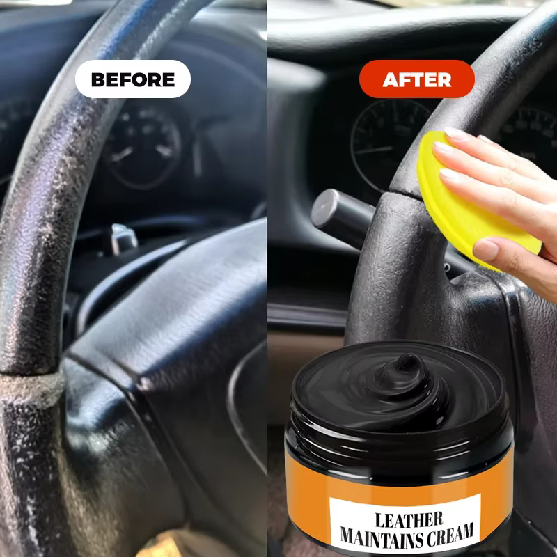 Pâte de réparation en simili cuir pour volants et sièges d'auto – Restaurer le simili cuir délavé, r