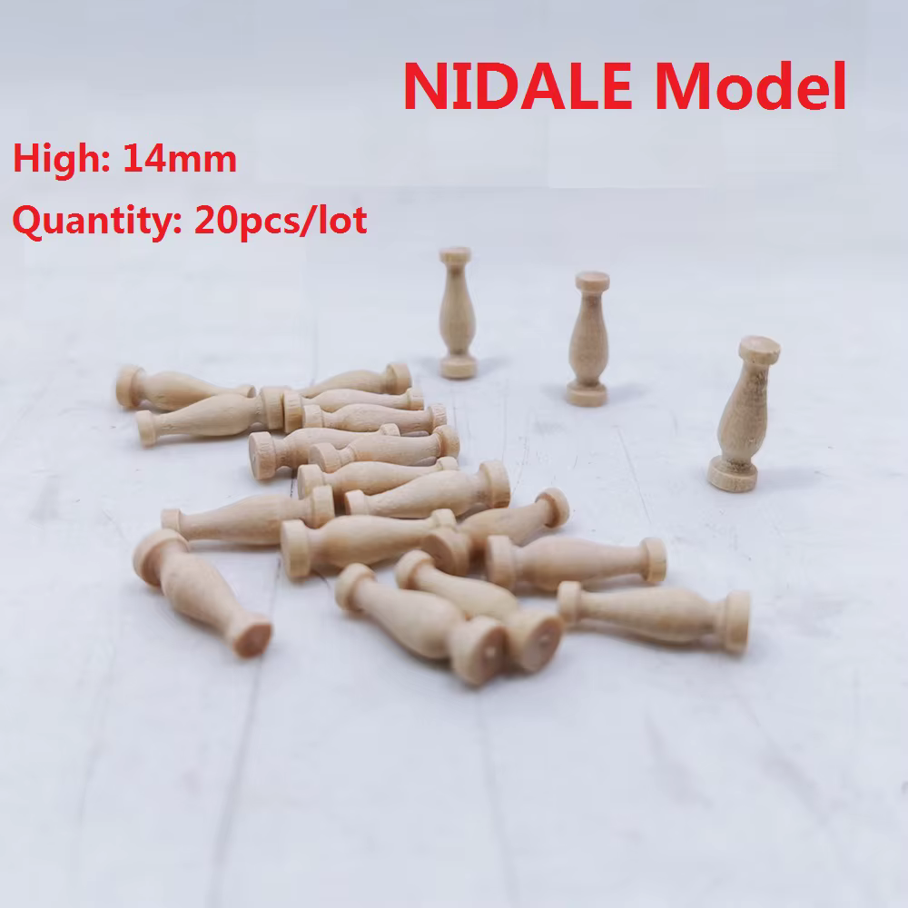 Nouveau style de garde-corps en bois, accessoires de modèle de bateau ancien, main courante de batea