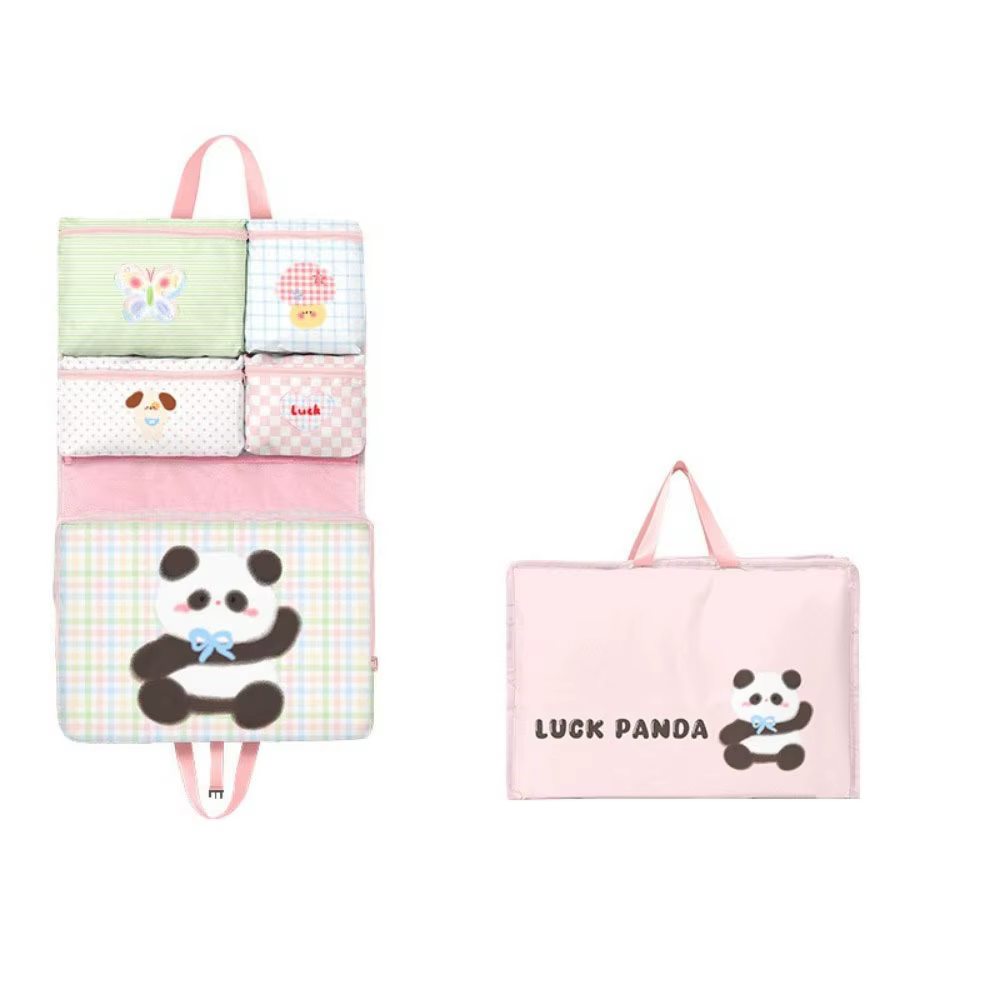 Sac à main de voyage pliable 7 en 1, sac de rangement de bagages étanche de grande capacité, motif d
