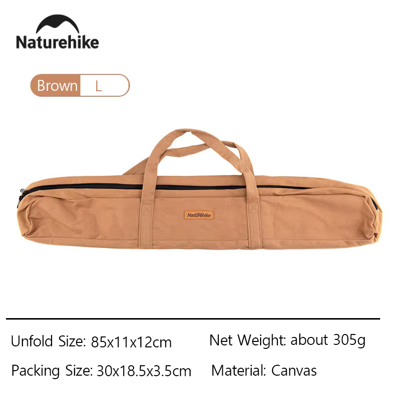 Sac de rangement pour poteaux de canopée Naturehike, sac de rangement pour accessoires de camping, s