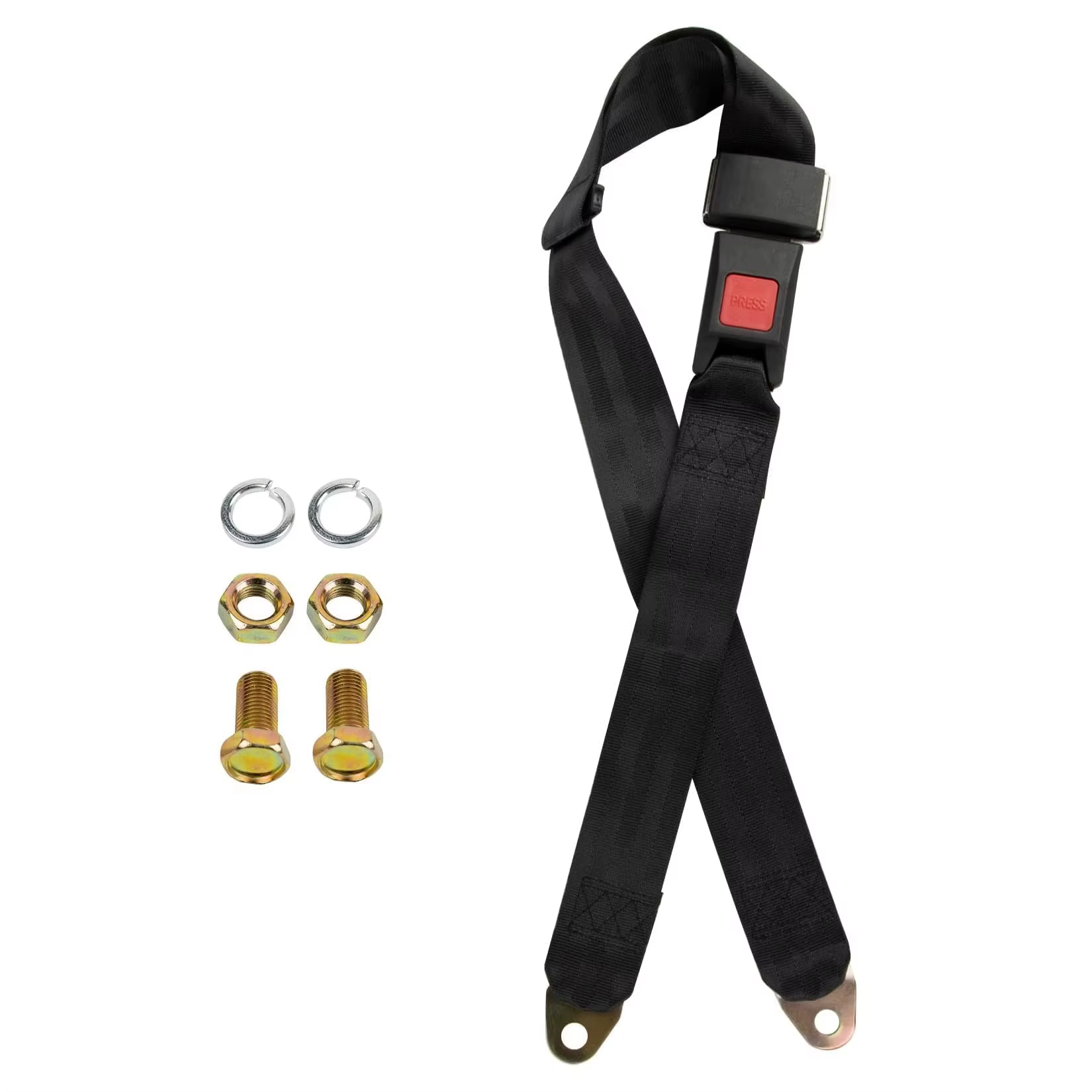 Kit de ceintures de sécurité réglables, ceinture de sécurité à 2 points pour fauteuil roulant électr