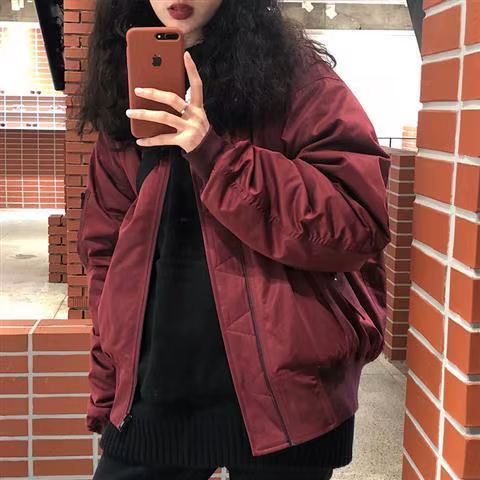 Blouson Vintage à Manches sulfpour Femme, Vêtement Basique, Baggy, Preppy, Harajuku, Poches, Rétro