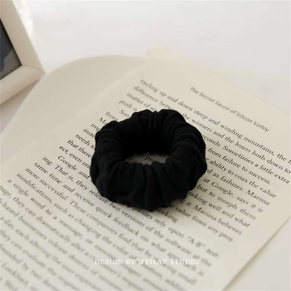 Bandeau élastique pour cheveux, Simple, couleur unie, pour fille, Sport, Yogo, porte-queue de cheval