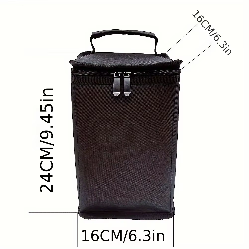 Sac de rangement pour cartouches de gaz de camping avec séparateur, sac de transport rembourré pour 
