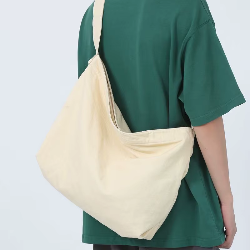 Sac à bandoulière femme grande capacité sac à bandoulière pour femme 2025 nouveau en coton mode coré