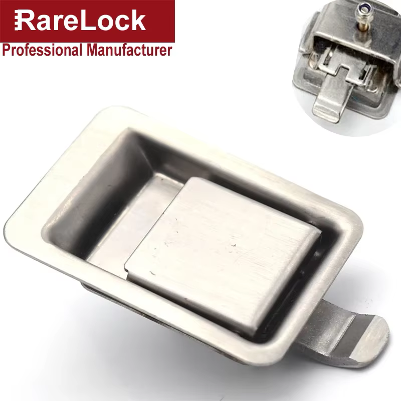 Serrure d'armoire de coffre de camion en acier inoxydable, Yacht et bateau, accessoires de planche C