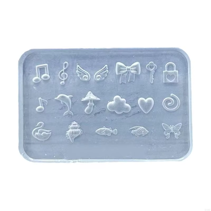 Moules d'accessoires à ongles divers R3MC adaptés à l'amélioration des accessoires