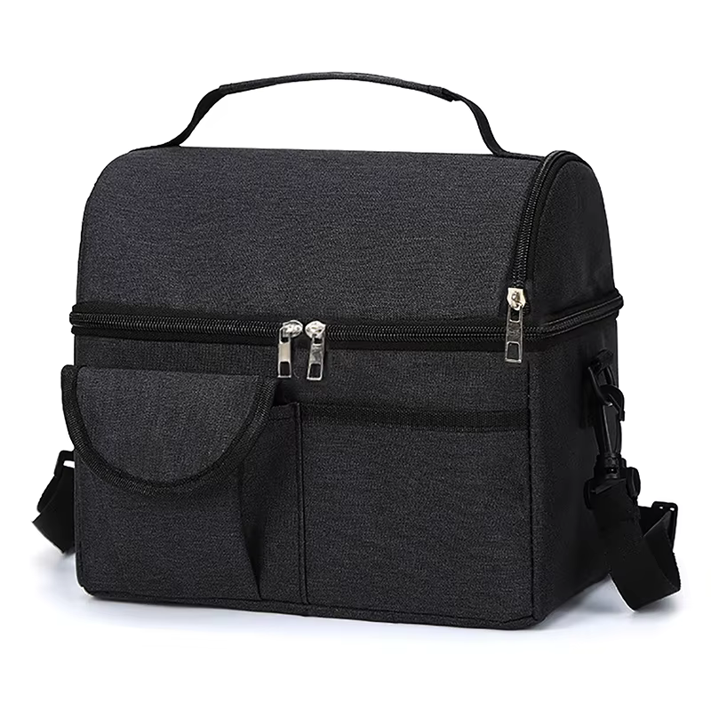 Boîte à lunch isotherme étanche pour hommes et femmes, grand sac isotherme, compartiment pour touris