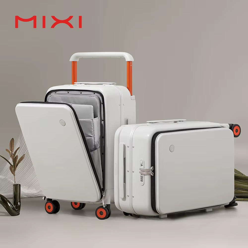 Valise Mixi 2026 Nouveau Design à Poignée Large, Bagage Cabine Homme, Valise de Voyage Femme, Trolle