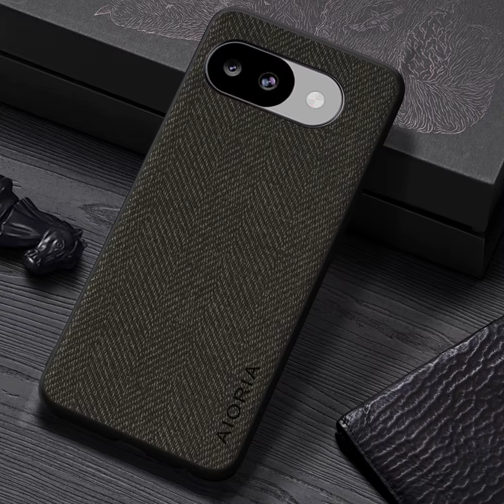 Coque pour Google Pixel 10A 10 Pro XL Pixel 9 Pro XL, design simple et durable avec éléments en chev