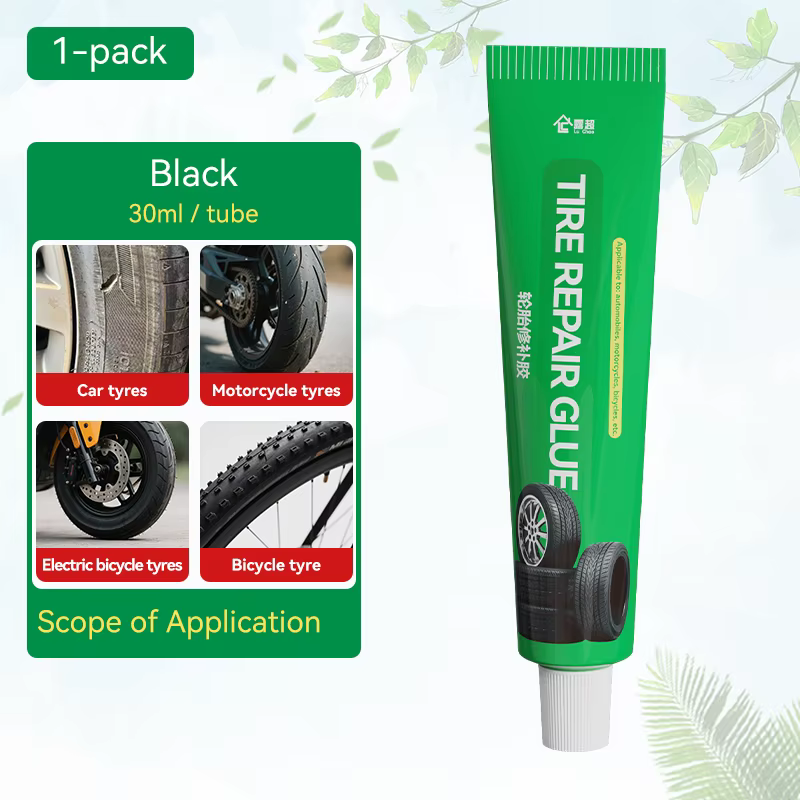 Colle pour réparation de pneus, imperméable et résistante aux hautes températures, scellage noir, ad