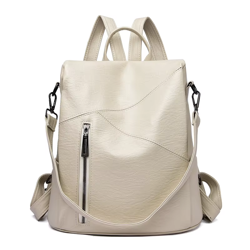 Vintage Anti-vol femme sacs à bandoulière femmes sacs à Dos en cuir souple Sac A Dos décontracté voy