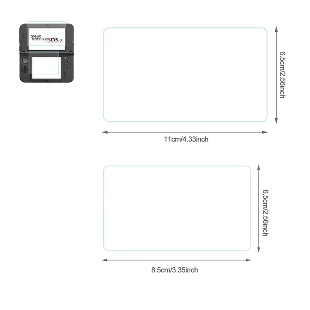 Protecteur d'écran supérieur en verre trempé + Film de protection inférieur en PET transparent HD po