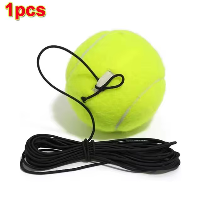 1 ensemble d'entraîneurs de tennis avec balle rebondissante et cordes d'entraînement, adaptés à l'en