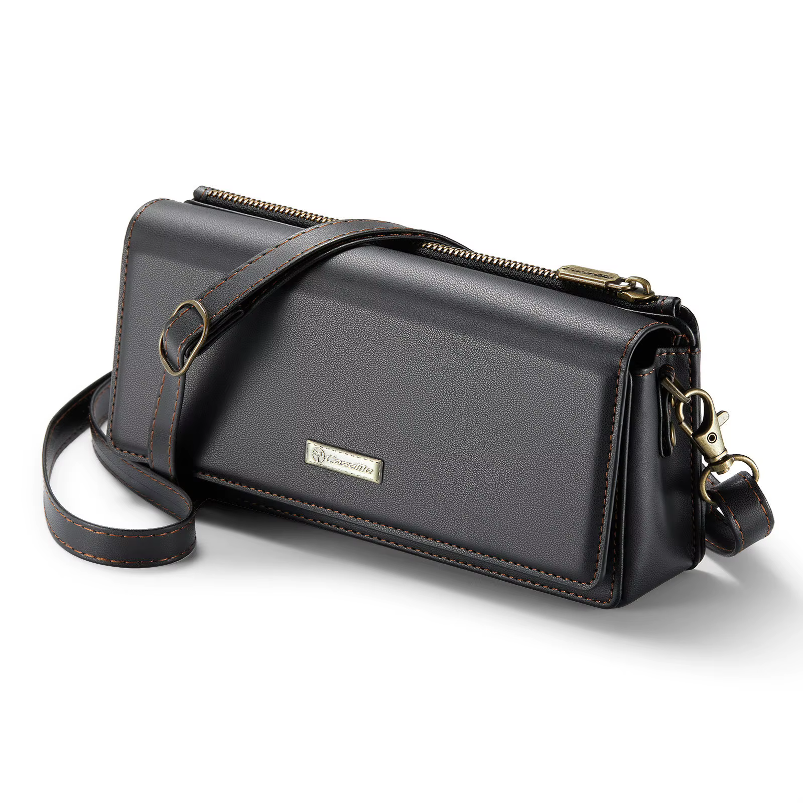 Petit sac de téléphone à bandoulière pour femmes, blocage RFID, fentes pour cartes, sac à main initi
