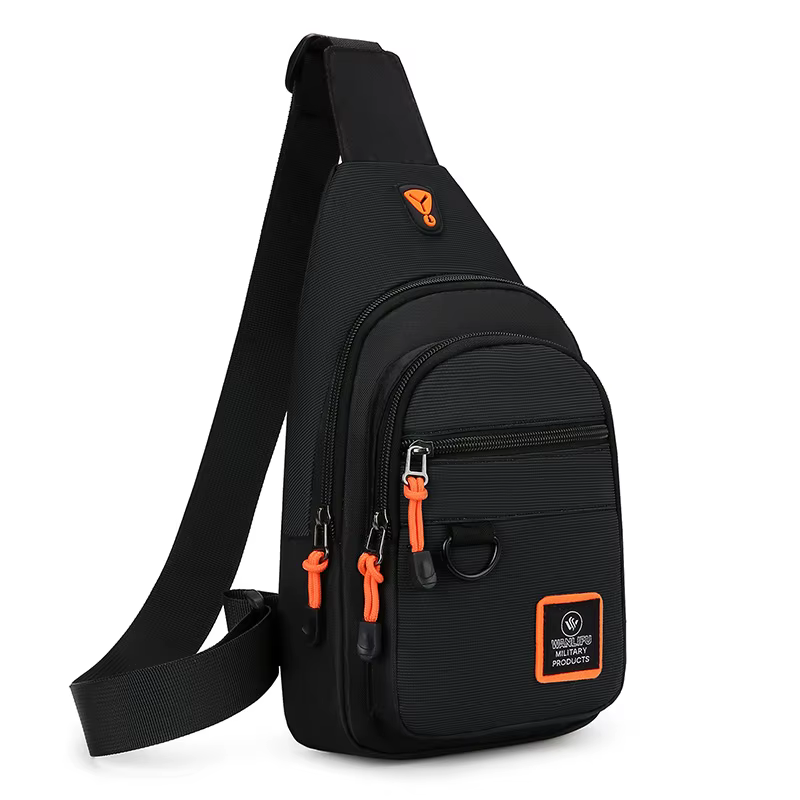 Sac à bandoulière imperméable pour hommes, sac à bandoulière, sac de poitrine, voyage, loisirs, rand