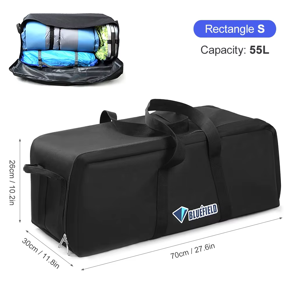 Grand sac de rangement de voyage 150L/100L/55L, sac à main résistant à l'eau, sac à bagages pliant,