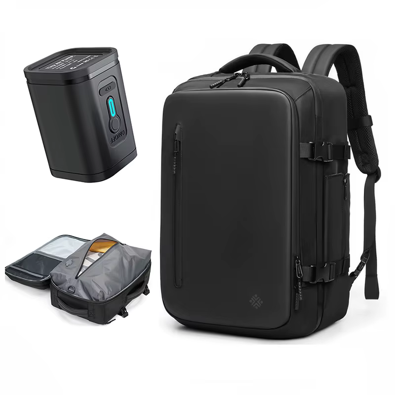 Voyage hommes compression sous vide sac à dos affaires 16 pouces sac à dos pour ordinateur portable