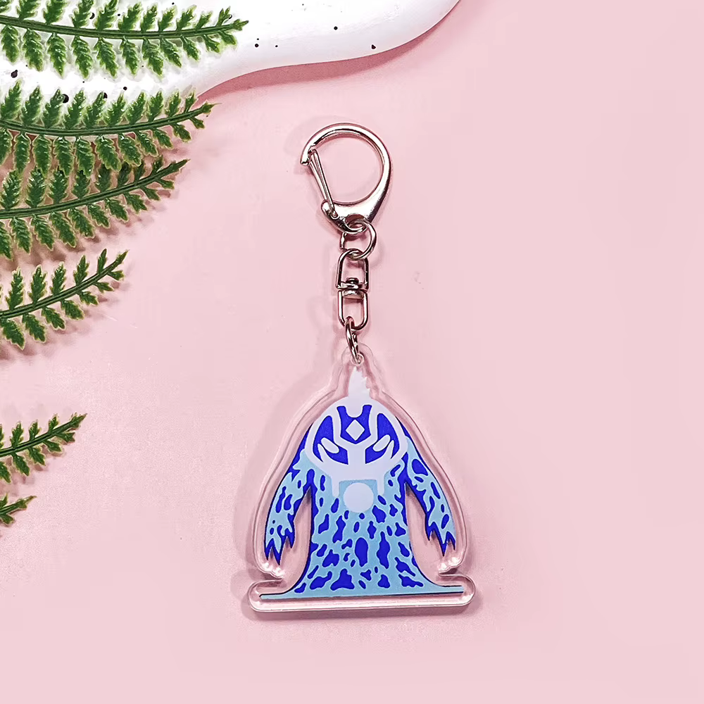 1/11 pièces Porte-clés de voiture en acrylique, pendentif de sac à dos, breloques de sac, accessoire