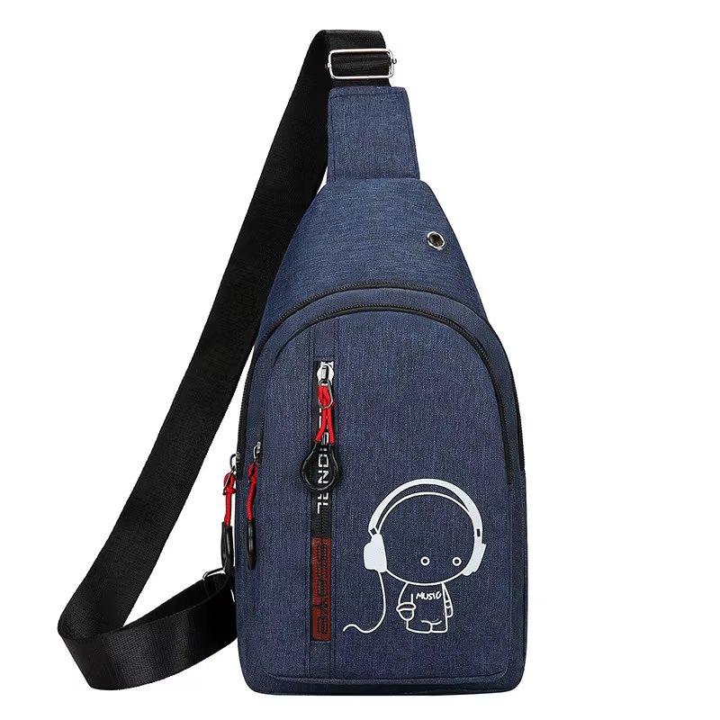 Sac à bandoulière pour hommes et femmes, sac de sport de plein air, de course, brillant dans le noir
