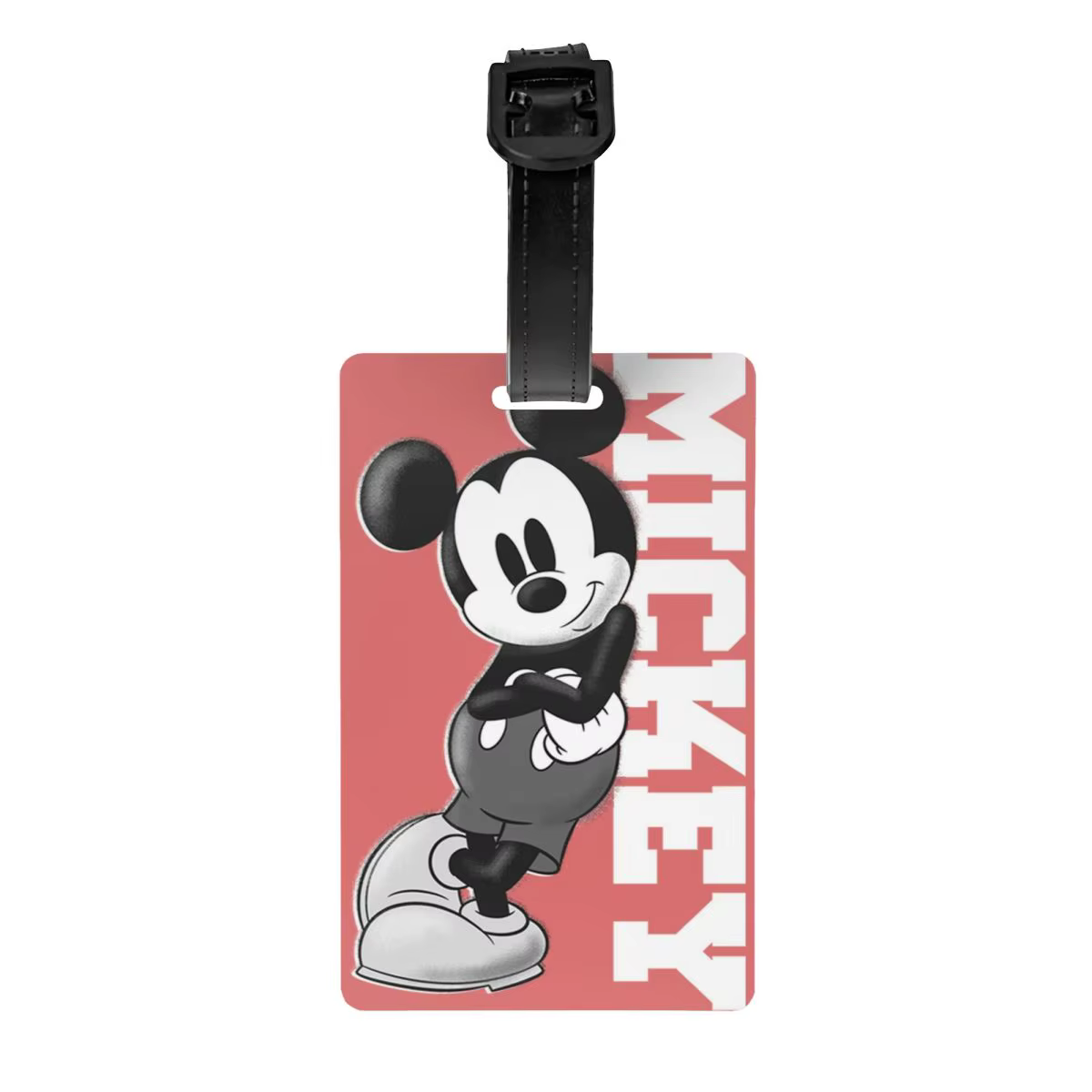 Étiquette de bagage personnalisée M-Mouse pour valises, étiquettes de bagage mignonnes de dessins an