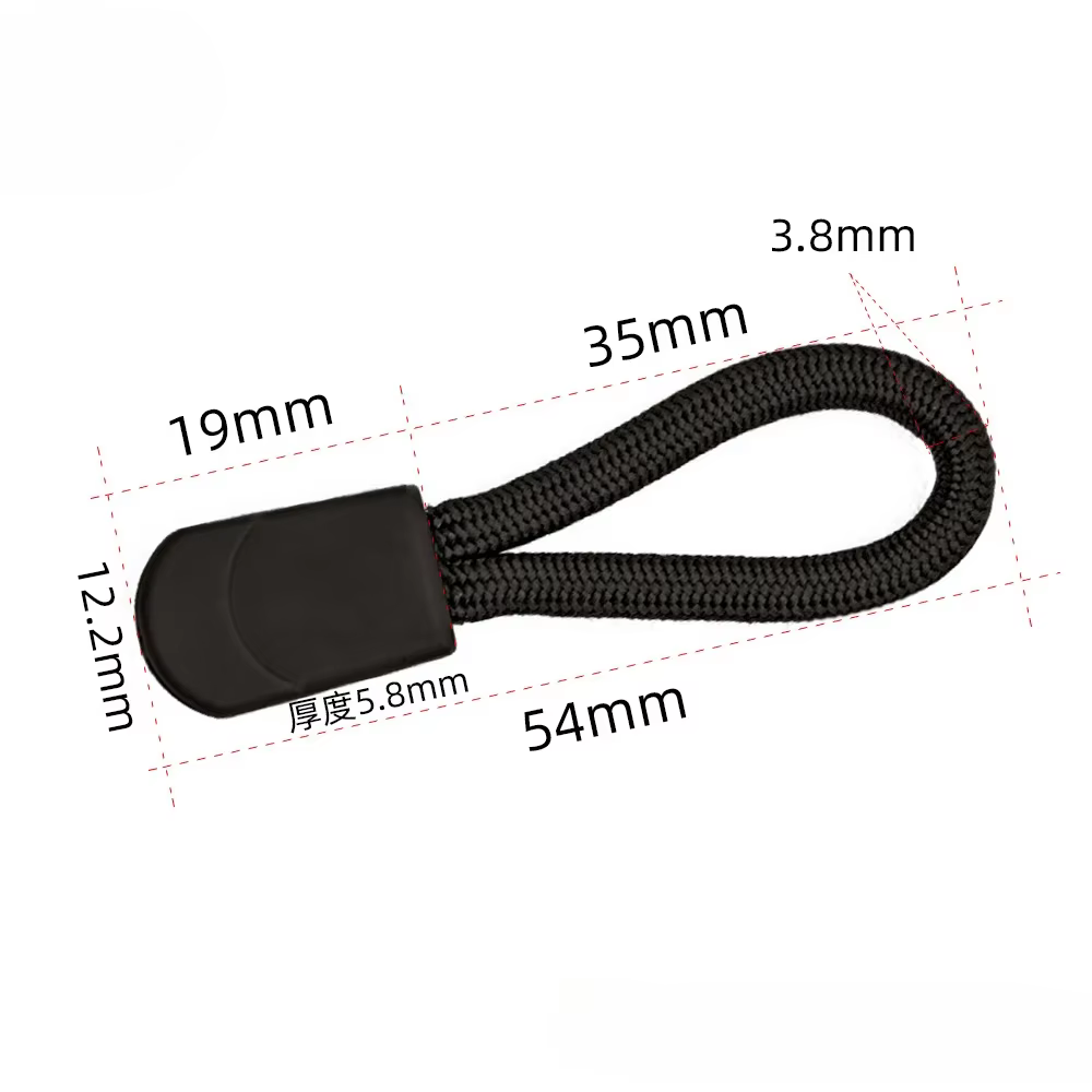 10 pièces extracteurs de fermeture éclair Simple pratique noir curseur de fermeture éclair outils de